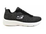 Tnis Unissex Skechers 12966  Dynamight 2.0 Quick Concept  Preto