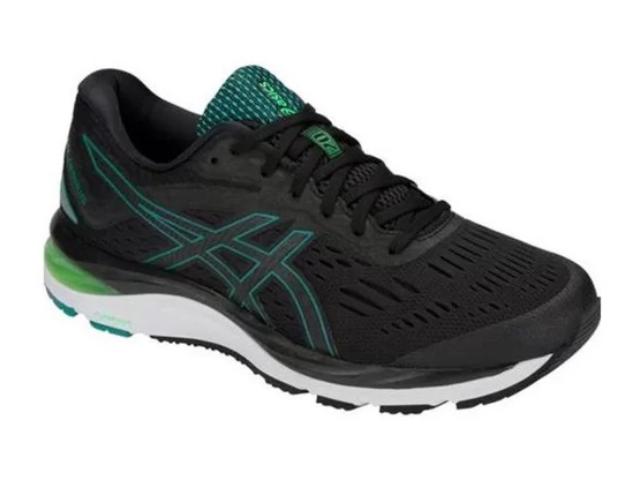 Tnis Masc Asics 1011a008 Cumulus 20 Black/berlyn Green