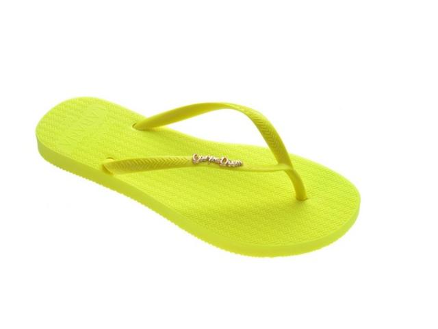 Fem Labana Chinelo Sunshine Neon Amarelo
