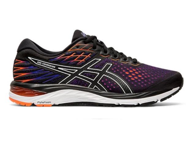 Tnis Masc Asics 1011a551-002 Cumulus 21 Black / Flash Coral