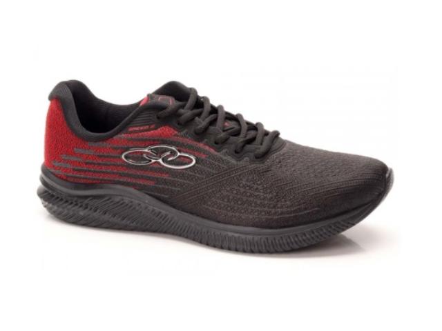Tnis Masc Olympikus Breed 2 Preto/bordo