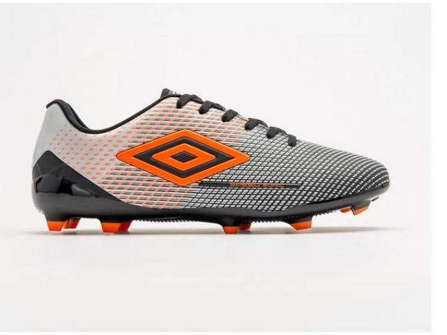 Unissex Umbro 0f70096  Chuteira Campo Speed so Branco/laranja/preto