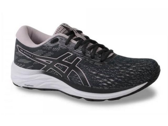Tnis Fem Asics 1012a Excite 7 Graphite Grey/watershed Rose