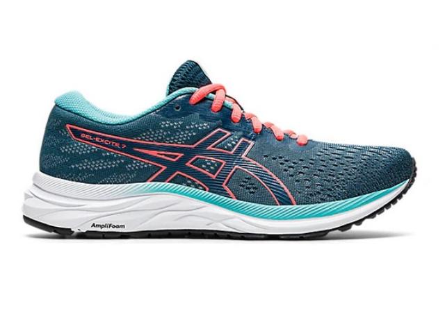 Tnis Fem Asics 1012a775 Excite 7  Magnetic Blue/magnetic Blue