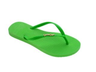 Fem Labana Chinelo Nature Neon Verde Verde