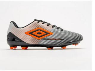 Unissex Umbro 0f70096  Chuteira Campo Speed so Branco/laranja/preto