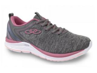 Tnis Feminino Olympikus Day/547 Cinza/rosa